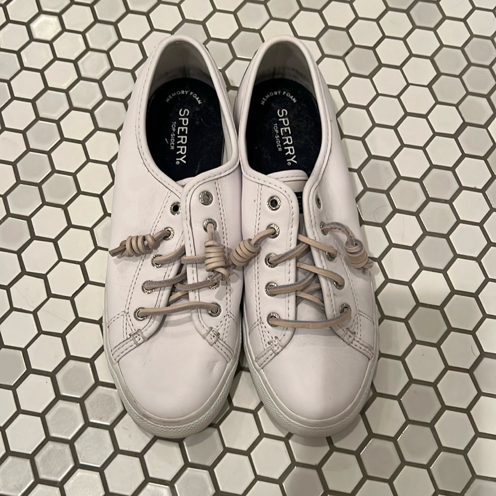 Sperry Top Sider White Shoe